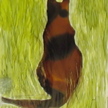 Cat In The Grass - Masking, Pouring and Brushwork